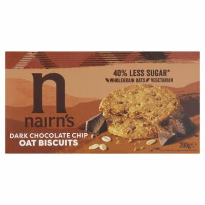 Nairns Dark Chocolate Chip Oat Biscuits 200g