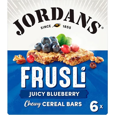 Jordans Frusli Blueberry | Cereal Bars 6db 163g