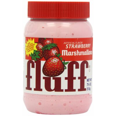 Marshmallow Strawberry Fluff (epres pillecukorkrém) 212g