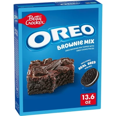 Betty Crocker OREO Brownie Mix Topped With OREO Cookie Pieces [USA] 385g