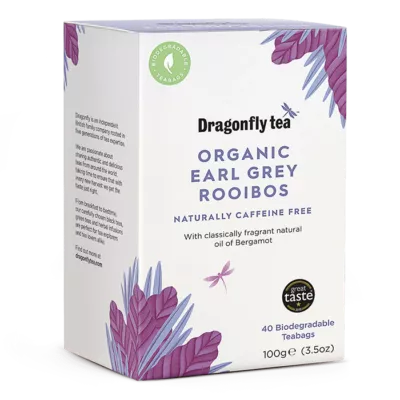 Dragonfly Rooibos Earl Grey Tea 40 db filter