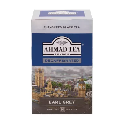 Ahmad Earl Grey Decaffeinated Tea (koffeinmentes earl grey) 20 borítékolt filter