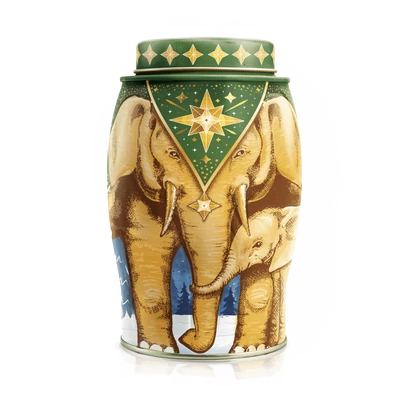 Williamson Elephant “Golden Star” Tea Caddy – English Breakfast tea, 40 filter