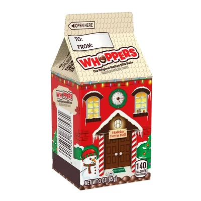 Herhsey's Whoppers Holiday Town Hall Malted Milk Balls [USA] 85g