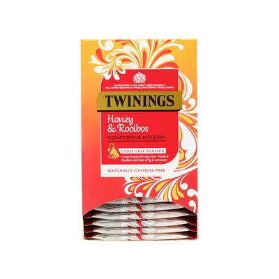 Twinings Honey & Rooibos – 15 Pyramid Tea Bags