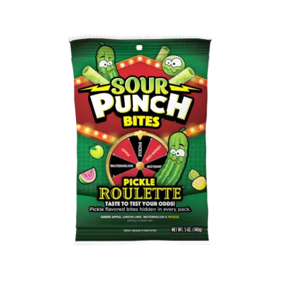 Sour Punch Bites Pickle Roulette [USA] 140g