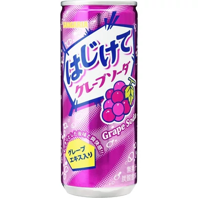 Hajikete Grape Soda [JPN] 250ml