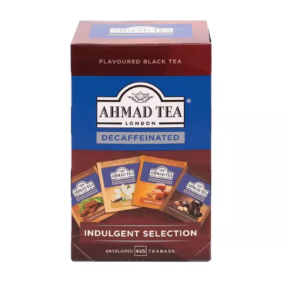 Ahmad Decaffeinated Indulgent Selection (koffeinmentes fekete tea válogatás) 20 borítékolt filter 