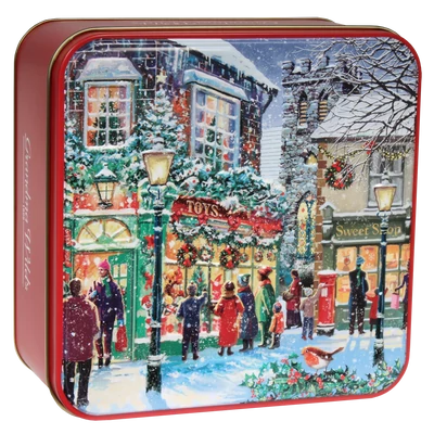 Grandma Wild's Embossed Toy & Sweet Shop Assorted Biscuit Tin 200g
