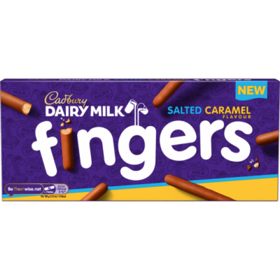 Cadbury Salted Caramel Chocolate Fingers 114g