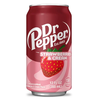 Dr Pepper Strawberries and Cream [USA] 355ml