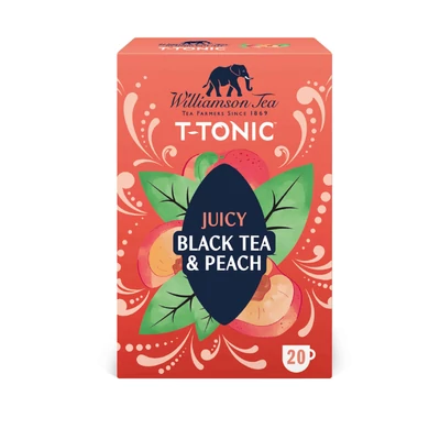 Williamson T-Tonic Black Tea & Peach – 20 filter