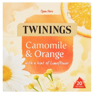 Twinings  Camomile & Orange (Kamilla és narancs) Tea 20 db filter