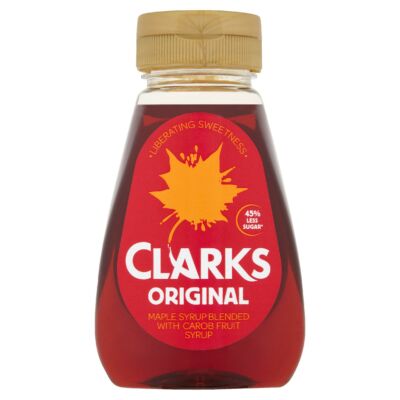 Clarks Original Maple Syrup with Carob Syrup 180ml