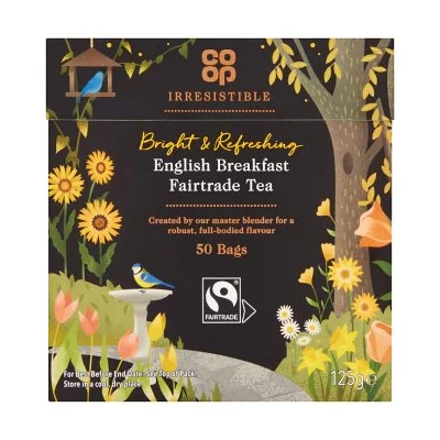 Co Op Irresistible Fair Trade 50 English Breakfast Tea Bags
