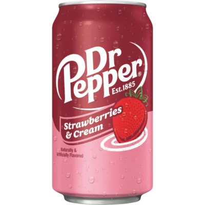 Dr Pepper Strawberries and Cream [USA] 355ml