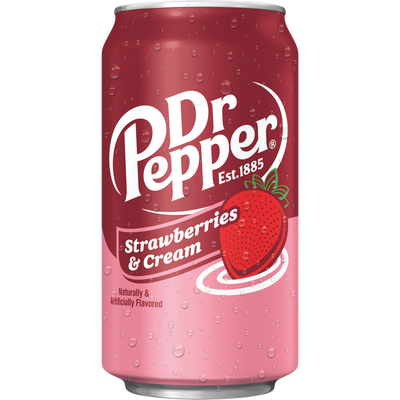 Dr Pepper Strawberries and Cream [USA] 355ml