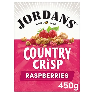 Jordans Country Crisp müzli málnával(With Tangy  Raspberries) - 450g