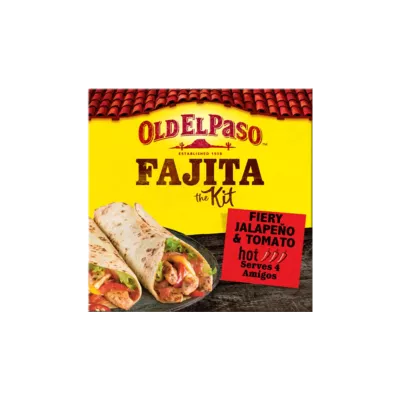 Old El Paso Mexican Fiery Jalapeno & Tomato Fajita Kit