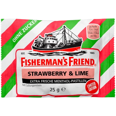 Fishermans Friend Strawberry&Lime cukormentes 25g