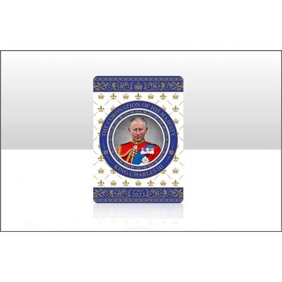 KING CHARLES III CORONATION FOIL MAGNET