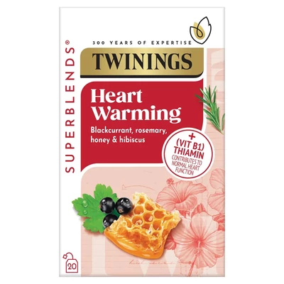 Twinings Superblends Heartea with Blackcurrant, Rosemary and Honey Tea - 20 db filter