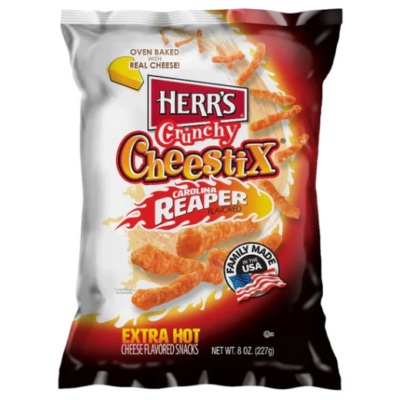 Herr's Crunchy Cheestix Carolina Reaper [USA] 227g
