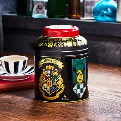 New English Teas - Harry Potter Hogwarts House Pride Tea Caddy 80 db filter