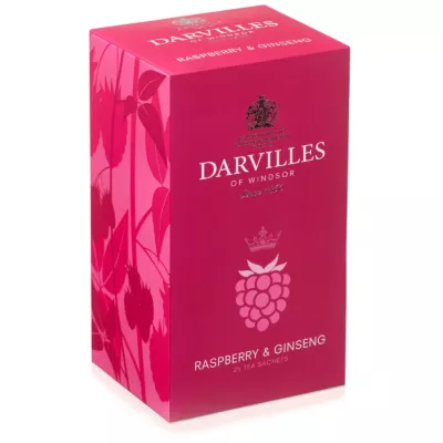 Darvilles of Windsor Raspberry and Ginseng Tea 25 db filter