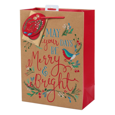 Tom Smith Merry Little Christmas - Nagy karácsonyi ajándéktáska