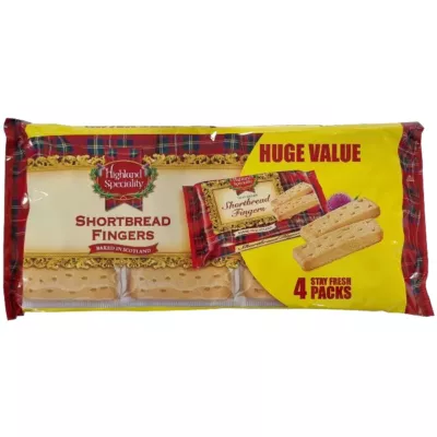 Highland Speciality Shortbread Fingers 4x90g Multipack