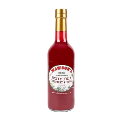 Mawson's - Holly Jolly Cranberry & Ginger in Punch Glass Bottle 500ml