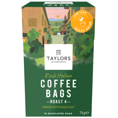 Taylors Of Harrogate  Rich Italian Coffee Bags 10 db filter