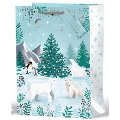 Tom Smith Arctic Animals - Nagy karácsonyi ajándéktáska