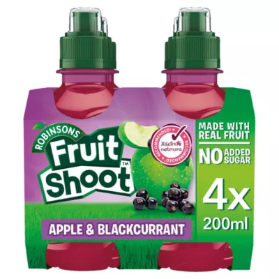 Robinsons Fruit Shoot Apple & Blackcurrant NAS 4x200ml
