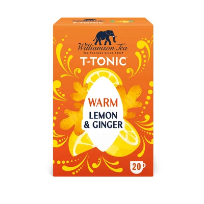 Williamson T-Tonic Lemon & Ginger – 20 filter