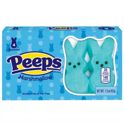 Peeps Blue Marshmallow Bunnies 4db