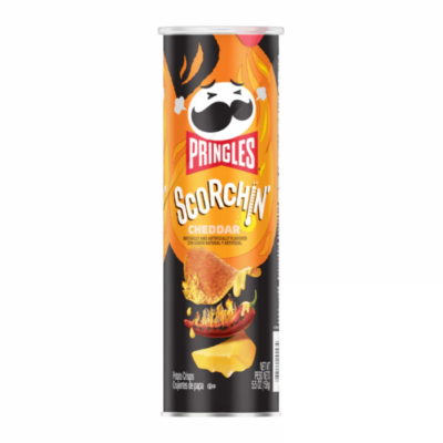 Pringles Scorchin' Cheddar [CAN] 156g