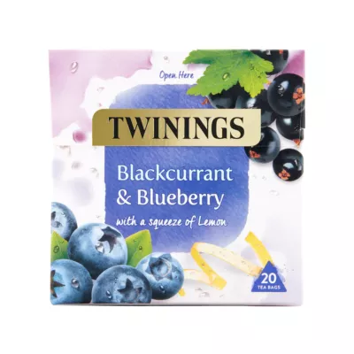 Twinings Blackcurrant & Blueberry with a squeeze of Lemon  20 db filter