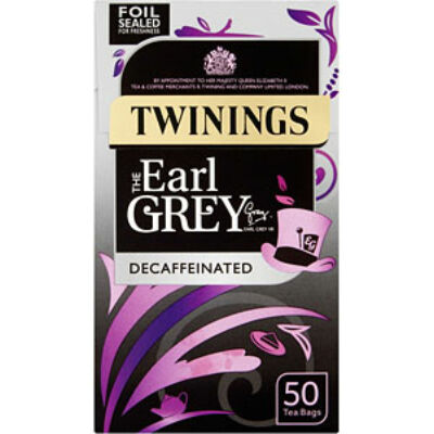 Twinings Decaffeinated Earl Grey Tea - 50 db filter