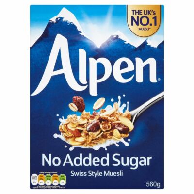 Alpen Müzli - No Added Sugar (Cukormentes) 550g
