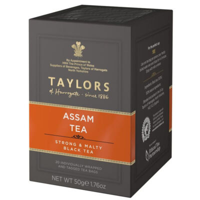 Taylors of Harrogate Pure Assam Tea Bags 20db borítékolt filter