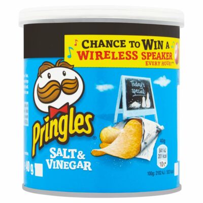 Pringles Salt and Vinegar chips - Sós és Ecetes Chips 40g
