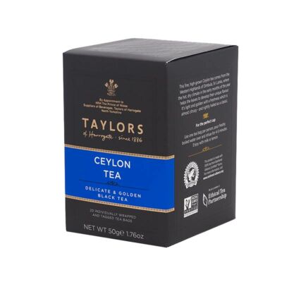Taylor's of Harrogate Ceylon Tea 20 db borítékolt filter