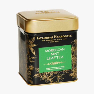 Taylor's of Harrogate Moroccan Mint Leaf Caddy (szálas fémdobozos tea) 125g