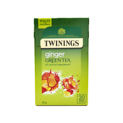 Twinings Green Tea & Ginger (Zöld Tea Gyömbérrel) - 20 db filter