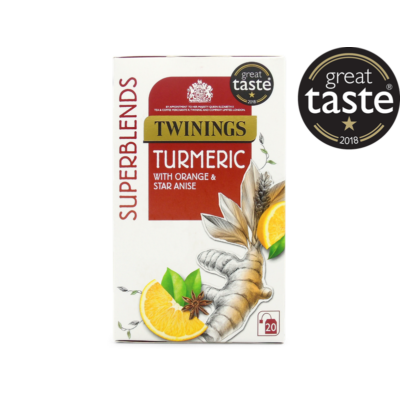 Twinings Super Blends Turmeric (Kurkuma) Tea 20 db borítékolt filter