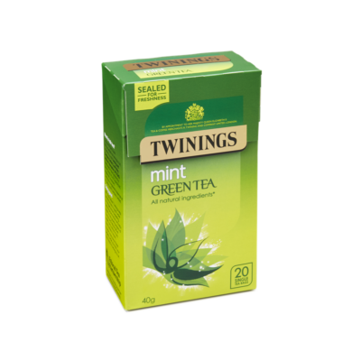 Twinings Green Tea & Mint  (Zöld tea mentával) 20 db filter