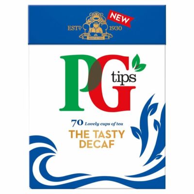 PG Tips Decaf Teabags (Koffeinmentes fekete tea) 70 db filter