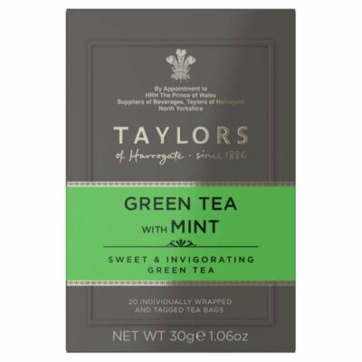 Taylors of Harrogate Green Tea with Mint (Zöld tea mentával) 20 db borítékolt filter